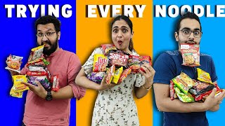 We Tried Every NOODLES 😱 Must Watch Before You Even Think Of Trying Any 🤢😱 [upl. by Kroll]