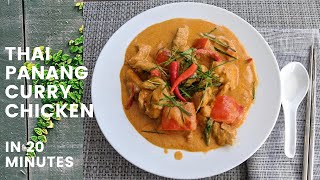 Thai Panang curry with chicken [upl. by Oos]