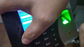 How to use ZKTeco Biometric Fingerprint Scanner Time Attendance [upl. by Shannah201]