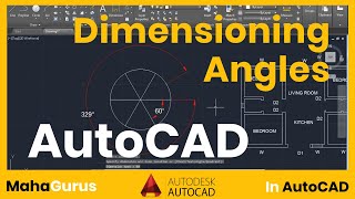 How to Dimension Angles in Autocad Dimensioning Angles Autocad Tutorial [upl. by Aniraz983]