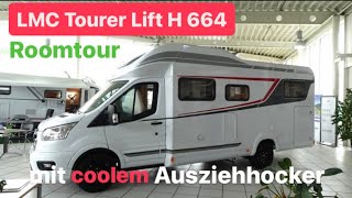 LMC Tourer Lift H 664 Roomtour  Wir schauen Wohnmobil Camper Van [upl. by Rebmik99]