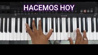 Hacemos hoy ante tu altar Tutorial piano CENCILLO [upl. by Whatley]