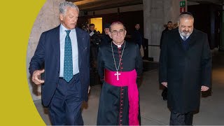 Mons Delpini al Memoriale della Shoah con i ragazzi ambrosiani [upl. by Ateikan]