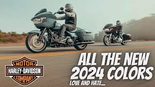 All the 2024 colors  Rich buys the new cvo Road glide st [upl. by Essenaj]