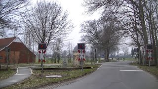 Spoorwegovergang Vechta D  Railroad crossing  Bahnübergang [upl. by Pepper607]