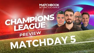 Champions League Matchday 5 Best Bets [upl. by Immak]