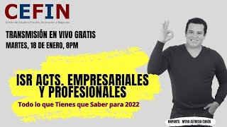 Actividades Empresariales y Profesionales  Lo que tienes que saber en 2022 [upl. by Duleba]