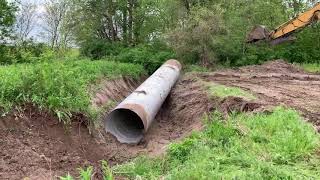 Installing a Culvert Pipe [upl. by Piefer]