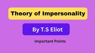 Tradition and the Individual Talent by TSEliot Summary and Explanation [upl. by Cooperman356]