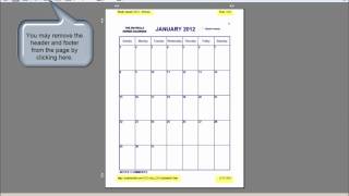 The NoFrills Printable Calendar  How To Print Our Calendars in Portrait and Landscape Mode [upl. by Nosdivad195]