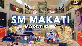 SM MAKATI Full Walking Tour in MAKATI CITY 4K Manila Philippines  December 2023 Update [upl. by Entirb252]