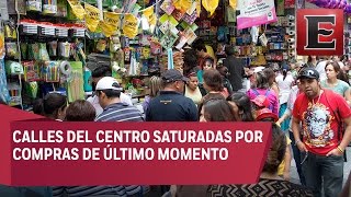 Padres abarrotan las tiendas por compras de útiles escolares [upl. by Egiarc205]