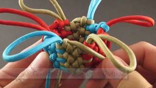 How to Tie the Dragon Egg Paracord Pouch by TIAT [upl. by Neicul]