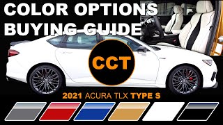 2021 Acura TLX Type S  Color Options Buying Guide [upl. by Bendicty]