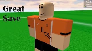 ROBLOX Iker Casillas vs Arjen Robben STUNNING SAVE [upl. by Nylekcaj]