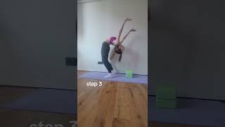 how to fall into a backbend ♡ fyp viralvideo shorts short youtubeshort youtubeshorts youtube [upl. by Annoet]