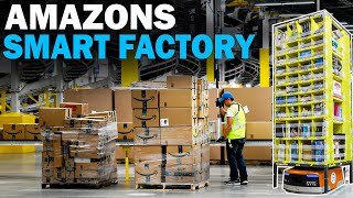 Inside Amazons Smart Robot Warehouses How Amazon Robots Work Jeff Bezos Smart Warehouse [upl. by Magena]