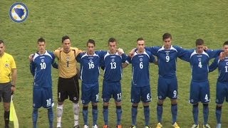 U19 Reprezentacije  Bosna i Hercegovina vs Slovenija  prijateljska utakmica  Bihac 13052014 [upl. by Emmeram341]