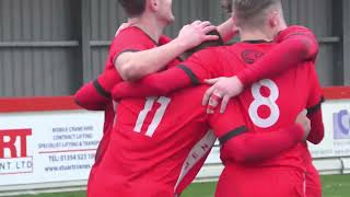 Wisbech Town FC v Eastwood CFC  170224  UCL  Wisbech goal only [upl. by Odraboel]