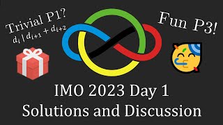 IMO 2023 Day 1 solutions and discussion [upl. by Goulette]