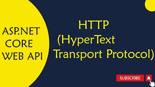 ASPNET Core WEB API  7 HTTP HyperText Transport Protocol in Telugu [upl. by Rosalynd170]