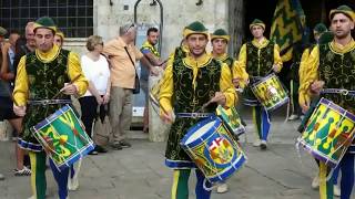 Siena 8 luglio 2018 corteo contrada del Bruco [upl. by Abbott]