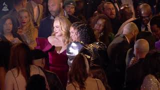 ADELE BEYONCÉ amp LIZZO Taking Photos At The GRAMMYs  Audience Cam  2023 GRAMMYs [upl. by Teece820]