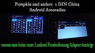 Android Pumpkin Autoradio DIY Lenkradfernbedienung ohne Interface im Nissan ua KFZ einbinden [upl. by Mariano]