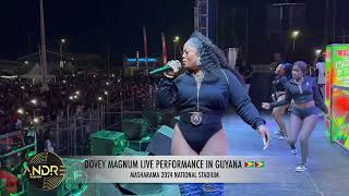 DOVEY MAGNUM LIVE PERFORMANCE IN GUYANA 🇬🇾🇬🇾  MASHARAMA 2024 [upl. by Ogram]