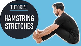 Hamstring Flexibility  Best Stretches for Tight Hamstrings [upl. by Anirahs]