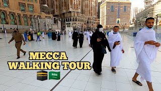 Makkah Mecca Saudi Arabia Walking Tour Next To The Kaaba [upl. by Llekcm]