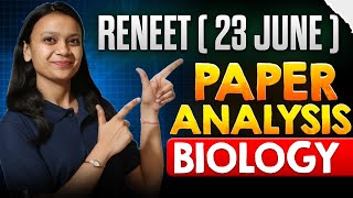 RENEET paper analysis Biology  RENEET paper solution  reneet neet2024 neetpreparation [upl. by Noli756]