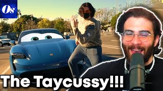 Twitch Streamer Hasan Piker buys 200000 Porsche Taycan OSTONOX  HasanAbi Reacts [upl. by Elagiba]