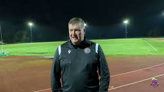 Post Match Jimmy Marshall after Litherland REMYCA 23 Kendal Town 111123 [upl. by Sadoc848]