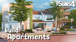 Sims 4 Zu Vermieten 🏡 Apartment bauen für das neu Pack 🤭 NO CC  simtastic [upl. by Anaujd80]