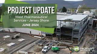 West Pharmaceutical Services  Warehouse Addition  April 2024 [upl. by Anerbas]