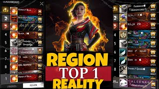 REGION TOP 1 REALITY 🔥 TOP 1 BOTH ACC BLACKLISTED 😢😭 [upl. by Biancha435]