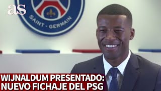 Wijnaldum quotEs una gran sensación fichar por el PSGquot  Diario AS [upl. by Oivlis]