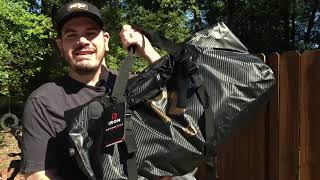 IRONJIAS Motorcycle Bag Waterproof Review [upl. by Harms985]