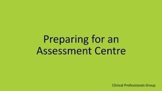 How to Prepare for an Assessment Centre [upl. by Euqinemod]