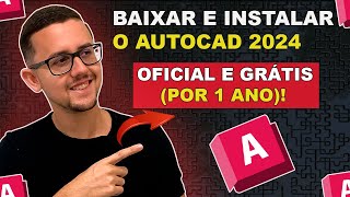 COMO BAIXAR INSTALAR E ATIVAR O AUTOCAD 2024 OU QUALQUER VERSÃO  FÁCIL E GRÁTIS SEM ERROS [upl. by Aeslek]