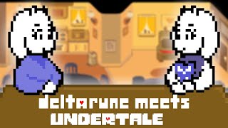 Deltarune Characters meet their Undertale Counterparts [upl. by Dibbrun]