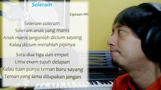 Soleram  Lagu Daerah Riau KaraokeMinus oneLyric [upl. by Kaufman254]