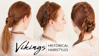 Historical Hairstyles the Real Hairstyles Worn by Viking Women [upl. by Yeltneb]