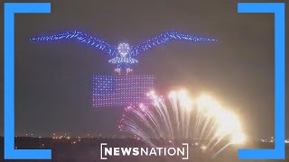 More cities switching to July 4 drone shows over fireworks  NewsNation Live [upl. by Ahsaeym564]