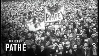 3rd Round FA Cup  Portsmouth V Burnley 1953 [upl. by Leahcimsemaj]