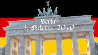 Berlin am 3 Oktober 2010 20 Jahre Deutsche Einheit full HD [upl. by Atal]