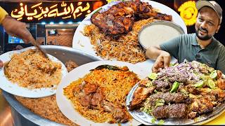 Bismillah Biryani Karachi  Yakhni Biryani BBQ Platter  Haleem Tikka Kabab Street Food Pakistan [upl. by Oilasor]