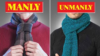 How To Wear A Scarf As A Man 11 ways [upl. by Holman]