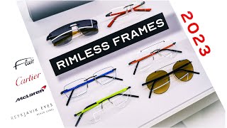 Rimless Glasses  How To Choose How Theyre Made  The Best Frames 2023 [upl. by Chane]